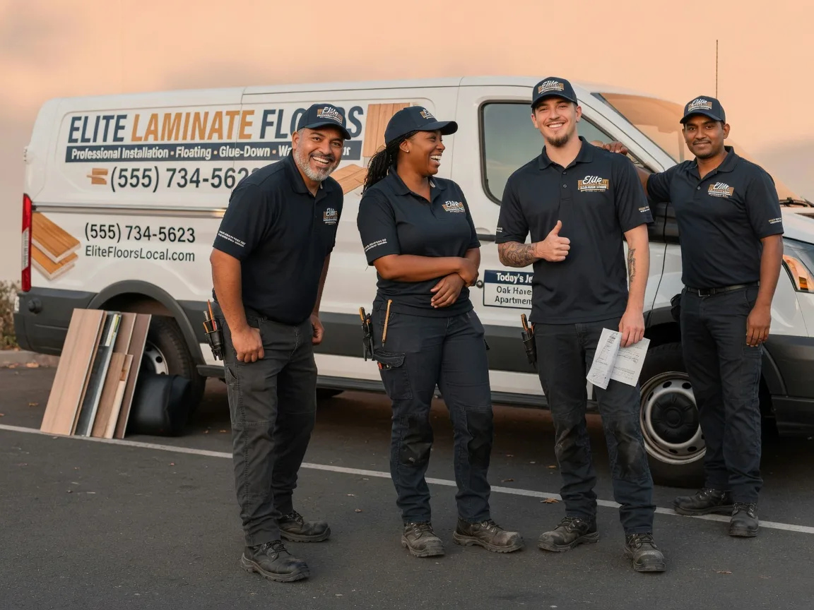 Laminate flooring installation company in Timewell, IL
